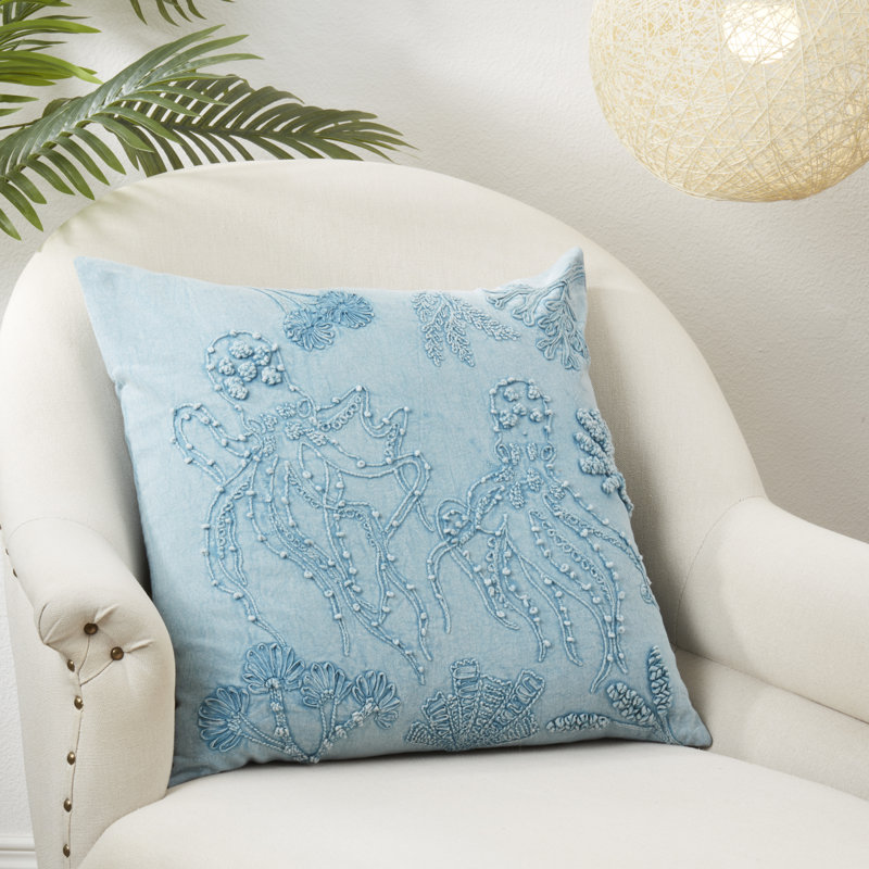 Halyard Collection Cotton Throw Pillow, Down