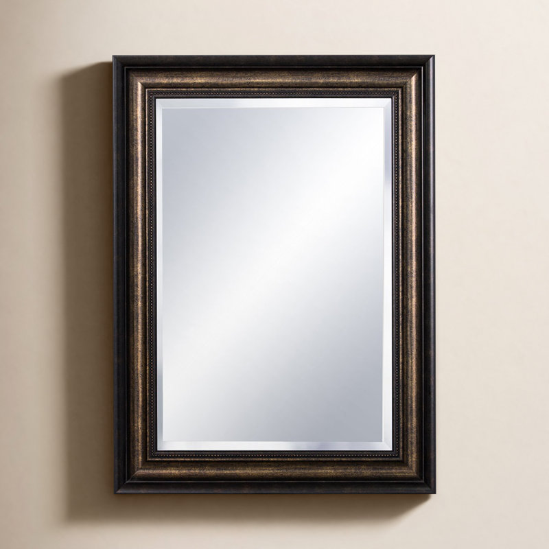 22.25'' W 30.25'' H Surface Framed Medicine Cabinet Mirror 3 Adjustable