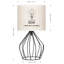 Lampe de table en métal Bertille-972819521