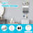 Sophiamaria Metal Bracket Shelf with Hooks