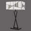 Lacon 64cm Tiffany Glass Art Deco Style Rectangle Table Lamp