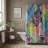 Preppy Ocean Patterns - 1 Piece Standard Shower Curtain-1044707533