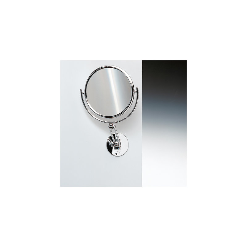 Miroir grossissant mural, Chrome