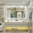 Lunara UL Certified Front Light and Backlit LED Anti-Fog Bathroom Vanity Mirror 5mm Premium Tempered Glass-1874126498