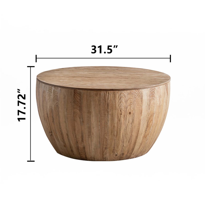 Bucket Shaped Coffee Table Set(Two-Piece Set)