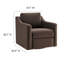 Fauteuil en velours Liora Performance-110091665