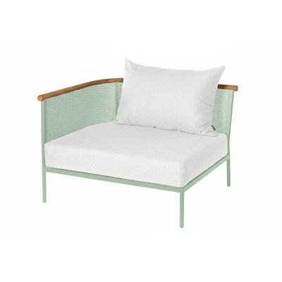 Riad Powder Coated Aluminum Outdoor Lounge Chair