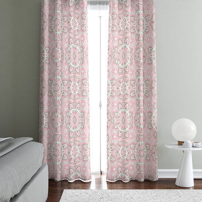 Semi Sheer Curtain Pair