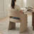 19" Seat Height Upholstered Chenille Dining Armchair-1396930514