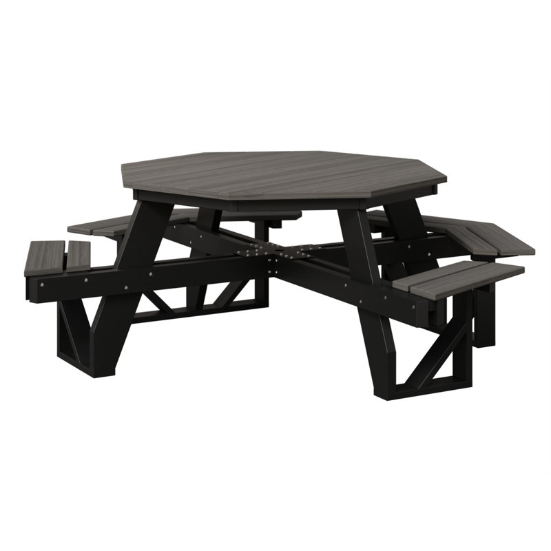 Ada Outdoor - Piece Conversation Set, Coastal Gray Top/Black Base
