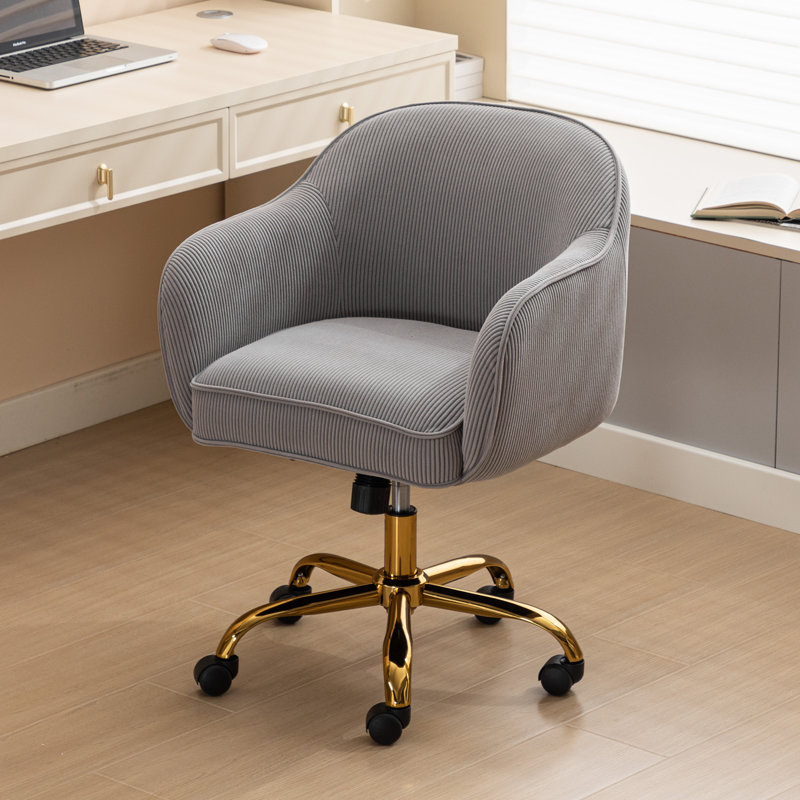 Chaise de bureau Dinorah, Gris