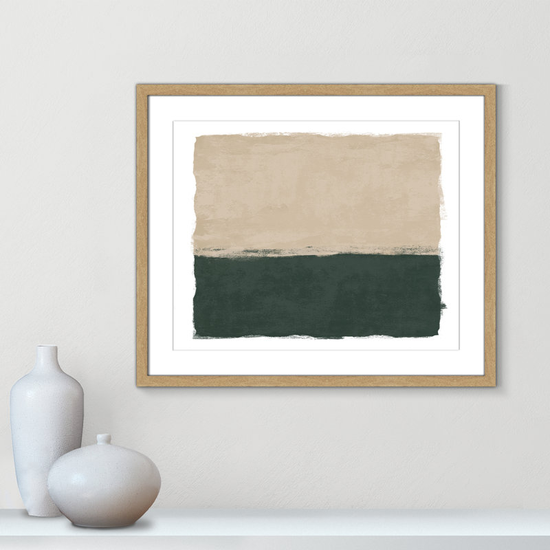 «Emerald Forest II - Landscape Version Print» par Natalie Carpentieri, 25.5'' W x 21.5'' H, Imprimé mat, Natural