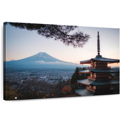 Adella Pagoda Overlooking Mt. Fuji