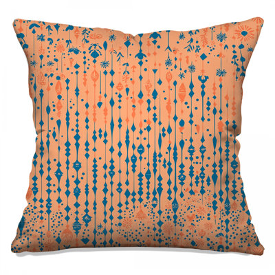 Coussin décoratif abstrait, coussins double face Art