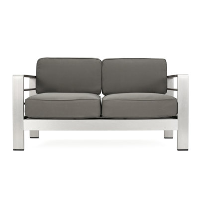 Khaki Cushion Patio - Aluminum 27.49In Depth 600 Lbs Load Capacity Assembly Required D 49.50In Seat W