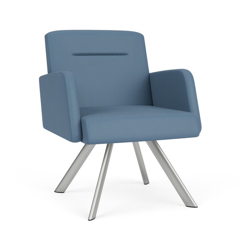 Fauteuil de réception Willow, Argent argent, Open House Quarry - bleu
