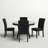 Ebeling 4 - Person Faux Marble Top Four Leg Dining Set-70198368