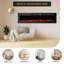 Blue Elephant 152.4cm W Black Electric Fireplace