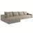 Cloud sectional with l-shape chaise, modern deep seat design in black corduroy, no assembly required-1962881563-1962881541-1962881540