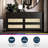 Shayla 59.6 " W 6 - Drawer Dresser