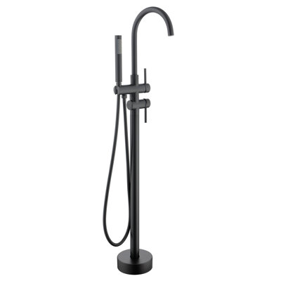 2 Handle Floor Clawfoot Tub Faucet