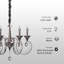6 - Light Candle Style Chandelier
