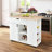 Solid Wood Top Kitchen Island-410741290