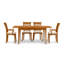 Sarah 5 - Piece Dining Set-16848865-16848871-39921290