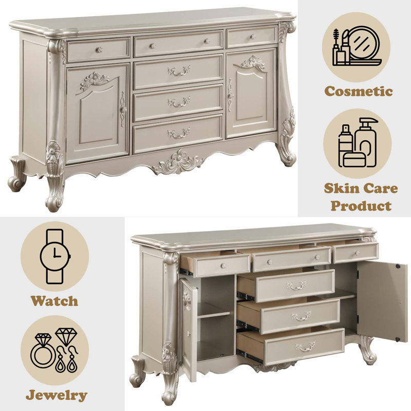 Commode Metsky, Champagne