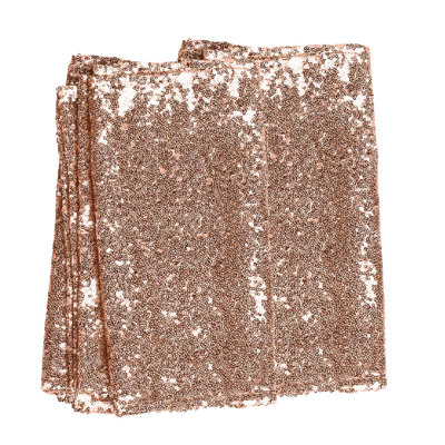 Nappe en plastique à paillettes jetables