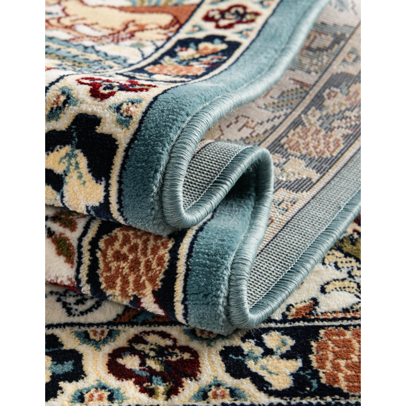 Ledger Oriental Multicolor Area Rug, Runner 2'7" x 10'