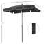 Britnei 198 cm W X 130 cm D Rectangular Tilt Market Parasol with Manual Lift-454819978