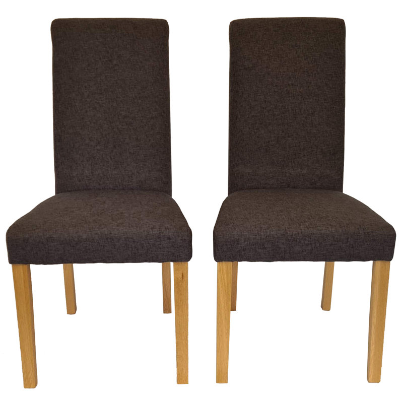 Huffman 47cm H Upholstered Side Chair, Charcoal