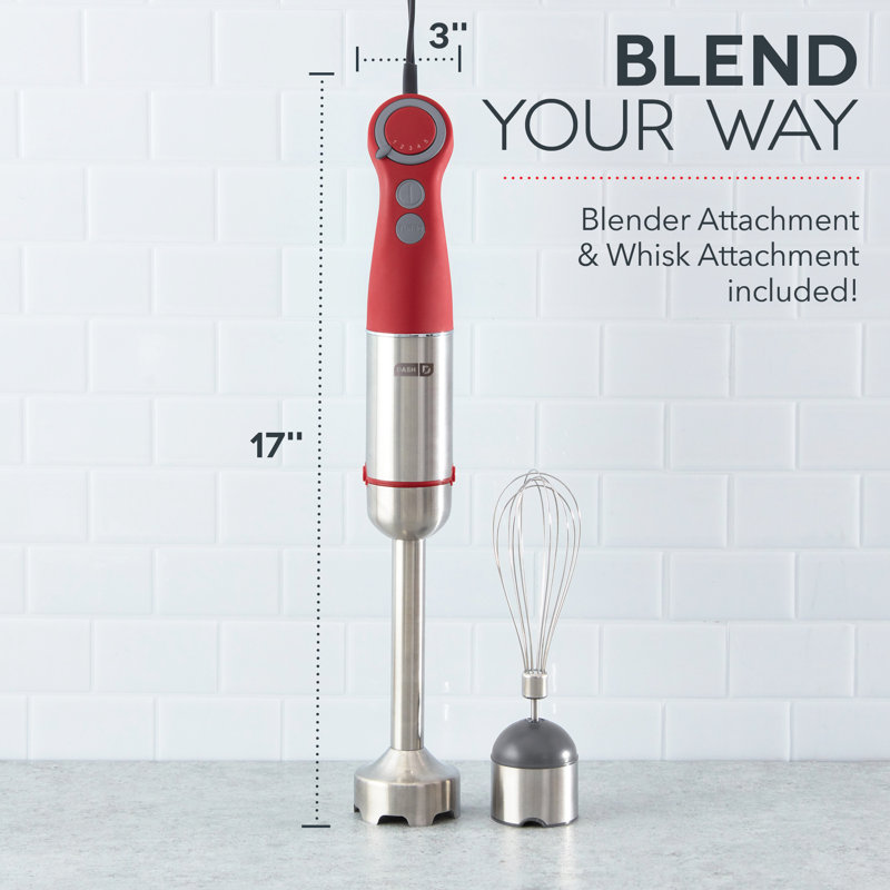 Dash Chef Series Hand Blender, Red