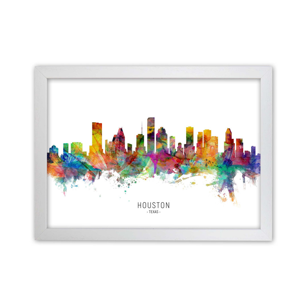 Houston Texas Skyline by Michael Tompsett - Print