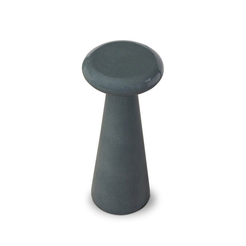 Rochel End Table-Smooth Slate Concrete