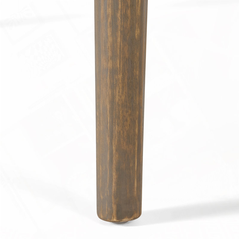 Outdoor Acacia Wood Dining Table, Gray