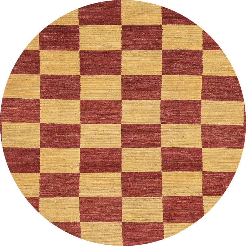 Tapis abstrait moderne 1697, Rond 7 pi