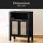 Armoire de style nordique, armoire à café, buffet avec rangement, avec tablette réglable-2076104312