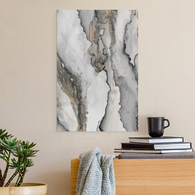 «Abstract Ink Fantasy III», impression sur toile seulement - non encadrée