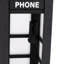 Table de téléphone rétro rétro avec lumière chaude pour cabine de téléphone