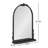 Canoby Metal Arch Mirror with Shelves-228797019