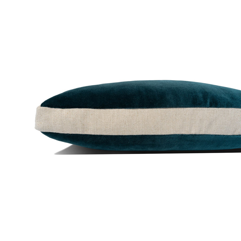 Deveraux Box Throw Pillow, Azure