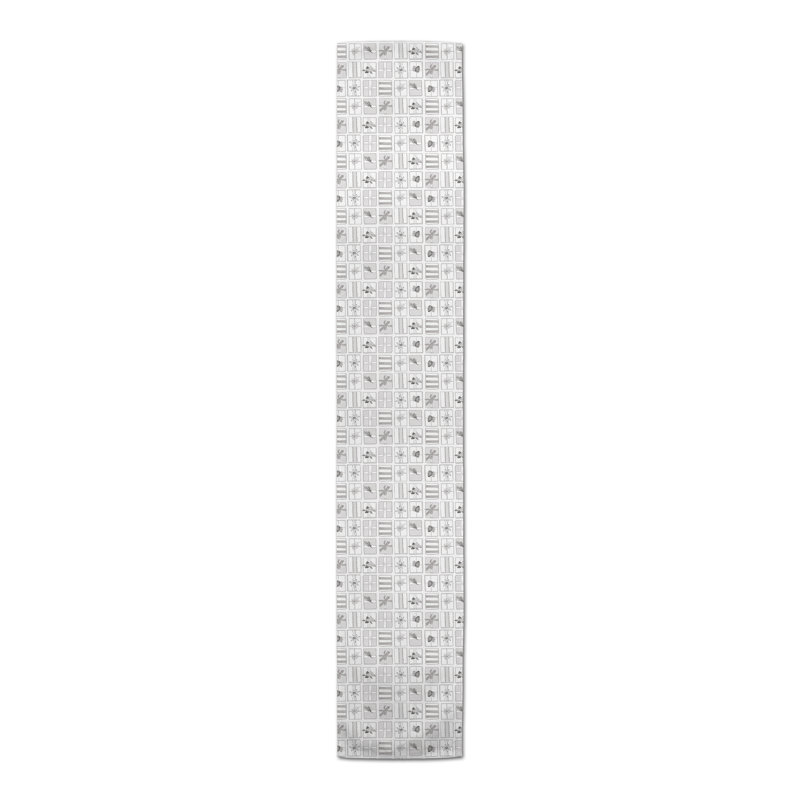 Silver Presents Table Runner, 90" L x 16" D
