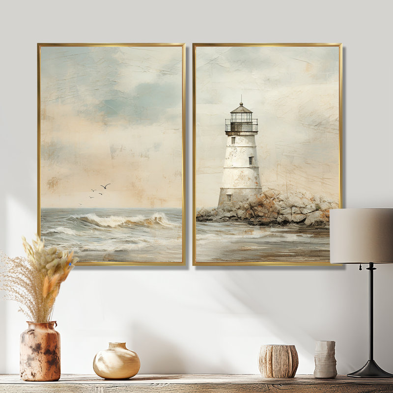 Décoration murale gris clair Minimal, Floater Framed Print without Mat, 36" H x 48" W, Gold