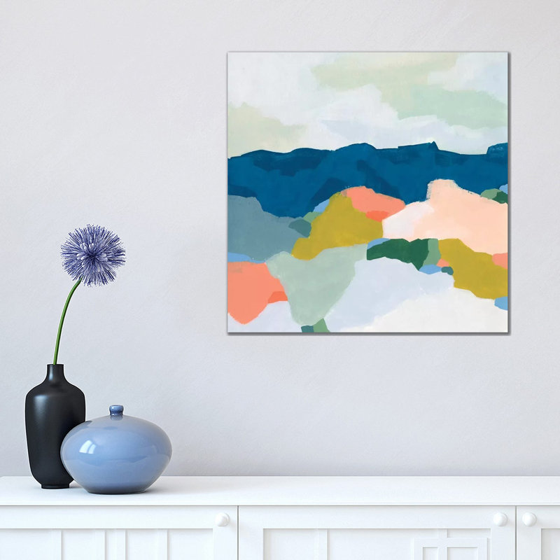 Mountain Mosaic I by June Erica Vess - Wrapped Canvas Print, 45.72 cm H x 45.72 cm W