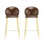 Tabouret de bar en similicuir Kira