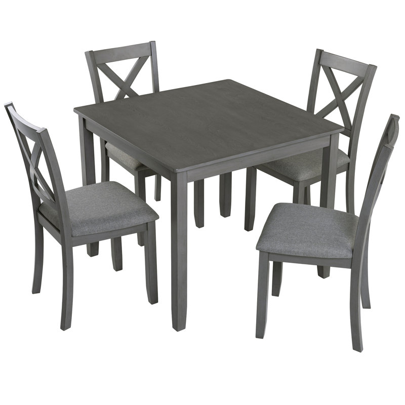 Ensemble repas pour quatre personnes, Gris