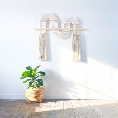 “Shuji” Abstract Fiber Wall Hanging