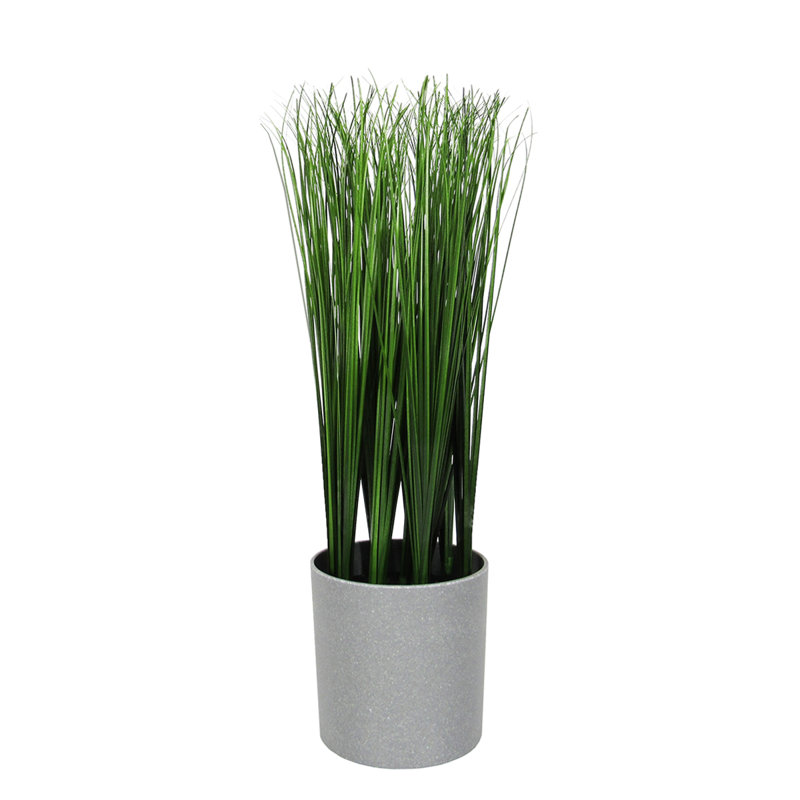 Herbe d'oignon artificielle 12 po en pot